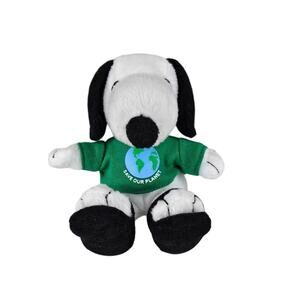 METLIFE 2016 SNOOPY “SAVE OUR PLANET” 6" PLUSH PEANUTS COLLECTIBLE